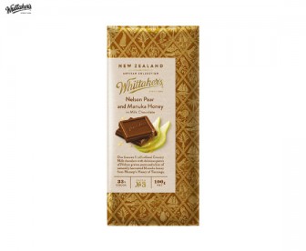 Whittaker's 惠特克  香梨麦卢卡蜂蜜牛奶巧克力 100克